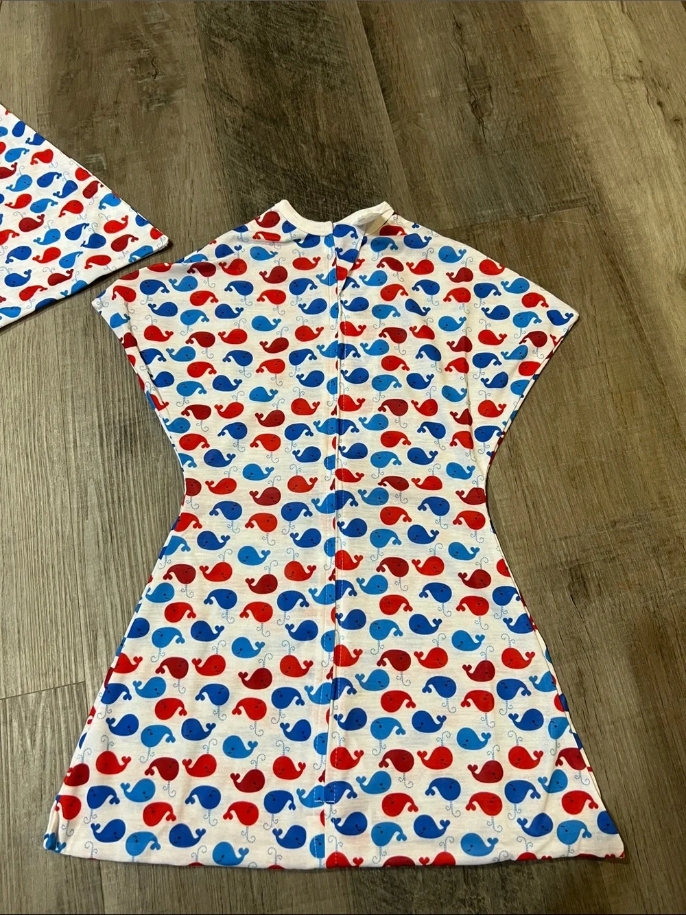 Sleeping Baby Zipadee-Zip size x-Small whale print lot of 3